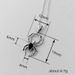 Cao Shi Fashion Personalized Halloween Ghost Spider Necklace New Exaggerated Accessories_ipsvogv.com