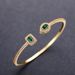 Cao Shi's open bracelet trend ins brass zircon bracelet temperament Korean version simple banquet bracelet gift_ipsvogv.com
