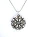 Men's Fashion Personalized Stainless Pendant Necklace Viking Odin Logo Compass Titanium Steel Clothing Neckchain_ipsvogv.com