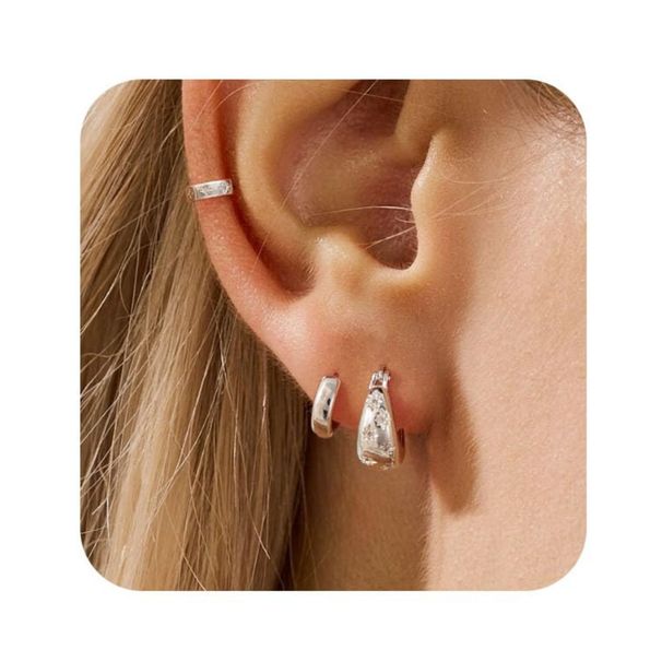 Women’s Jewelry Set Fashion Hot Sale Real Gold Brass Electroplating Niche Design Fashion Wide Earrings Ladies Earrings Set_ipsvogv.com