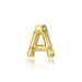 Smooth A-Z Letter Pendant Fashion DIY Jewelry Copper Gold-plated Color Preserving Necklace Accessories_ipsvogv.com