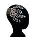 Bridal Headdress Handmade Crystal Rhinestone Hair Comb For Bridal Wedding Party, Elegant Floral Hair Accessories For Women, Silver And Gold_ipsvogv.com