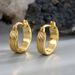 Geometric Multi Layer Arc Earrings For Women Copper Plated With Real Gold Fashion Retro Niche Versatile Design Earrings_ipsvogv.com