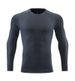 Men's Clothing Long-Sleeved Sports T-Shirt Running Quick-Drying Tights Fitness Breathable Training Outdoor Clothing Round Neck Sweatshirt_ipsvogv.com