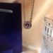 Purple Crystal Beating Heart Necklace Female Element Clavicle Necklace Female_ipsvogv.com
