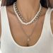 Mixed Color Vacation Style Pearl Creative Star Shaped Pendant Beaded Necklace_ipsvogv.com