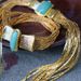 Palace Vintage Monet Book Weaving Gold Necklace Bracelet Set_ipsvogv.com