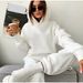 Women's Clothing autumn and winter new hooded sweatshirt casual sports suit_ipsvogv.com