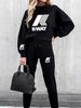 Women's Fashion Street Printed Sweatshirt Set_ipsvogv.com