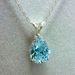 Cao Shi Fashion Jewelry Set With Diamonds And Pear Shaped Zircon Pendant, Simple Engagement Collar Necklace For Women_ipsvogv.com