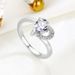 Temperament High End Hot Selling Copper Inlaid Pear Shaped Zircon Ring Female Niche Light Luxury Design Closed Ring Finger Ring_ipsvogv.com