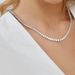 Three-Prong Tennis Necklace 4mm Hip-Hop Copper Inlaid Zircon Light Luxury Jewelry Trend_ipsvogv.com