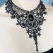 Gothic Lace Collar Necklace Hot Selling Dark Style Clavicle Chain_ipsvogv.com