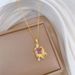 】 Pearl 【 Butterfly Zircon Light Luxury Charm Gorgeous Full Diamond Necklace Women's Versatile Clavicle Titanium Steel 【 】_ipsvogv.com