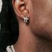 Popular ladder diamonds, zircon earrings, hip-hop trends, men's earrings, sword of justice_ipsvogv.com