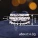 Cao Shi's Luxurious High-end Geometric Ring For Women, Sparkling Fashionable Four Piece Set Of Engagement And Wedding_ipsvogv.com