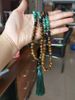108 Mala Prayer Beads, Tassel Necklace, Natural Tiger Eye Stone Bead Necklace For Men_ipsvogv.com