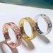 Light luxury high sense love couple rings full of three rows of diamonds_ipsvogv.com