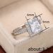 Light luxury style sugar ring classic wedding ring geometric simple exquisite European and American style female ring_ipsvogv.com