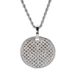 Unisex Round Brand Shiny Zircon Pendant Round Full Diamond Military Brand Pendant Micro Inlaid Men's Real Gold Hip Hop Jewelry_ipsvogv.com