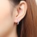Cao Shi, Japan, South Korea, Xiaoqing, New Style, Simple Ear Buckle, Fashion Love, Peach Heart Shape, Smooth Earrings,_ipsvogv.com