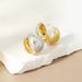 Stud Sterg Sier Wire-drawing Froted Water Drop Retro Simple Ear Buckle Niche Entry- All-match Women' High-end_ipsvogv.com
