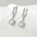 Simple fashionable commuting style a feminine niche, inlaid with zircon and full diamond design, high-end earrings_ipsvogv.com