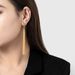 Gold-Plated Copper Wheat Spike Tassel Heavy Craft For Women High-End Luxury Style S Silver Needle Earrings_ipsvogv.com