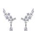 Cao Shi Shakes the Voice to Live the Super Flashing Zircon White Gold Wings Water Drop Earrings Female Dinner Party Luxurious Diamond Earrings_ipsvogv.com