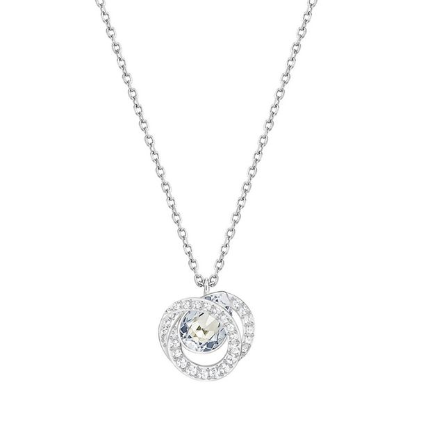 Conch Heart Necklace Female Element Crystal Spiral Water Drop Clavicle Necklace Female_ipsvogv.com