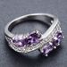 Cao Shi's French Romantic Purple Zircon Ring, Light Luxury And Luxury, Noble Style Accessories, Queen Rings_ipsvogv.com