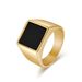 Simple geometric seal titanium steel ring ring men's cold style high end temperament personality jewelry_ipsvogv.com