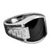 2025 Hip Hop Style Men's Business Fashion Trend Black Diamond Enamel Micro Inlaid Zircon Ring_ipsvogv.com
