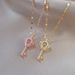 Agile 【 】 Key Light Luxury Charm Gorgeous Full Diamond Necklace Women's Versatile Clavicle Titanium Steel Chain 【 】_ipsvogv.com