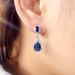 Cao Shi's Water Drop Geometric Design For Women's Banquet Dress, Paired With Jewelry, And Elegant Earrings_ipsvogv.com