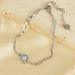Women's Jewelry Temperament Niche High End Ladies Bracelet Ins Stainless Steel Super Flash Full Diamond Square Zircon Hand Jewelry_ipsvogv.com