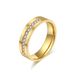 Fashion high end luxury full diamond titanium steel ring ring men and women couple ring wedding engagement hand jewelry_ipsvogv.com