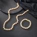 Hip hop Cuban chain three dimensional heart stitching necklace trendy street dance men and women with the same color clavicle chain bracelet_ipsvogv.com