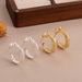Cold Style Knotted Round Earrings Retro Design Temperament Earrings Niche High End Earrings_ipsvogv.com