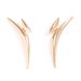 Exaggerated geometric triangle curved tube personality earrings simple sharp earrings Earring jewelry for women_ipsvogv.com