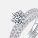 S925 silver moissanite couple's rings are inlaid with super flashing colored gemstones for men and women, simple and fashionable engagement engagement_ipsvogv.com