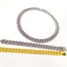 Unisex Cuban Chain New 15mm Rhombus Flap Full Of Diamonds Hip Hop Style Bracelet Necklace Large Gold Chain_ipsvogv.com