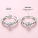 Mosang Stone Diamond D Color Micro Set 1 Carat Male and Female Wedding Proposal Silver Ring as a Gift for Girlfriend_ipsvogv.com