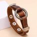New Men's Cowhide Trendy Accessory Niche Simple Temperament Circle Punk Bracelet_ipsvogv.com