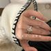 Glacier Love "high-end, Light Luxury, Clear And Cool, Water Droplet Zircon Pigeon Egg With Adjustable Opening Ring_ipsvogv.com