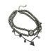 Silver Grey Ni Same Style Pearl Necklace For Women's Light Luxury And Small Crowd Long Fur Clothes, Collarbone_ipsvogv.com