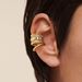 Brass Real Gold Electroplating Fashionable High Grade Sense Twisted Geometric Multi Layered Zircon Ear Bone Clip Ladies Temperament Earrings_ipsvogv.com