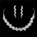 Celebrity Wedding Jewelry Set - European & American Style Necklace & Earrings (Elegant Photography Accessories, Street Fashion Inspired)_ipsvogv.com