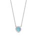 Home Circle Pendant Double T Women's Diamond Set White Beike Niche Clavicle Chain Design Fashionable Beimu Necklace_ipsvogv.com