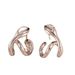 Ins Style Irregular Earrings Metal Style Simple Personality Twisted Line Earrings High Grade Retro Earrings_ipsvogv.com